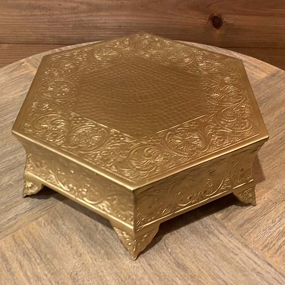 Cake Stand - Gold 15.5\