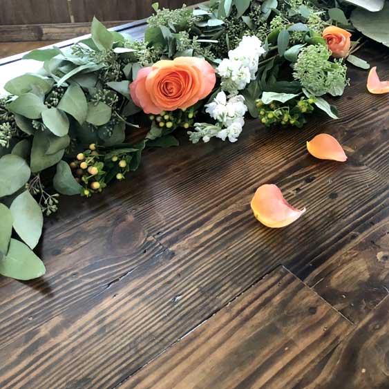 Rustic Banquet Table