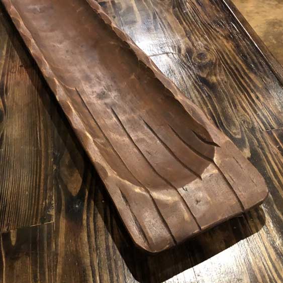 Long Wood Tray